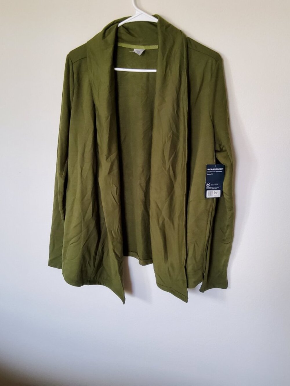 Jockey Olive Green Cardigan size M
